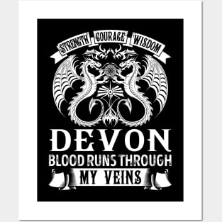 DEVON Posters and Art